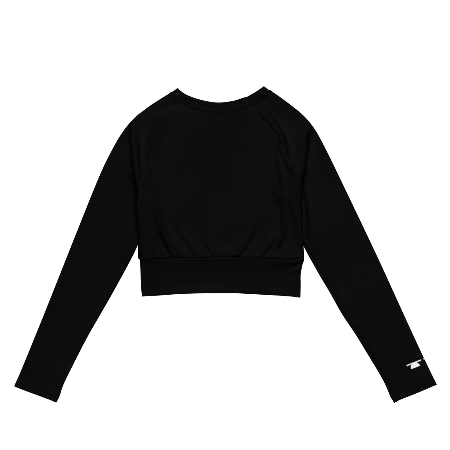 SustainStyle Long-Sleeve Crop Black