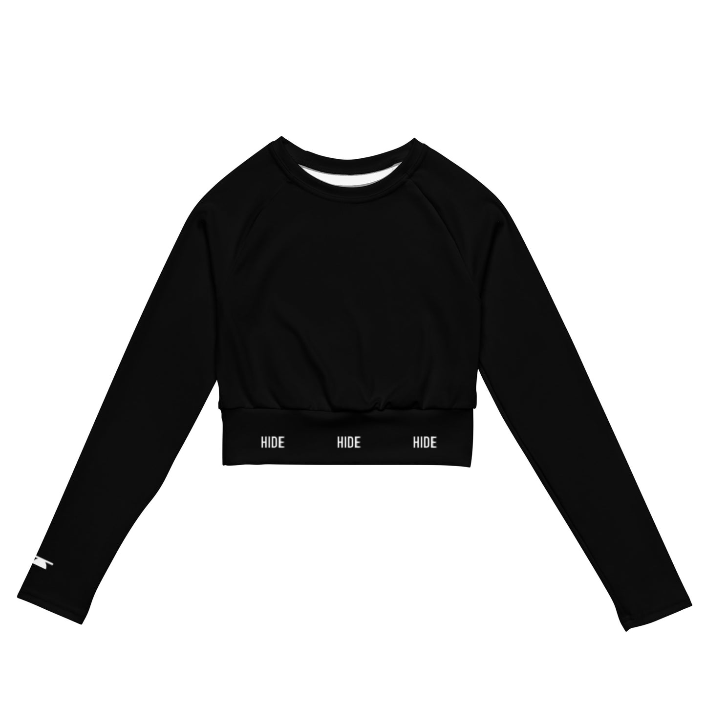 SustainStyle Long-Sleeve Crop Black
