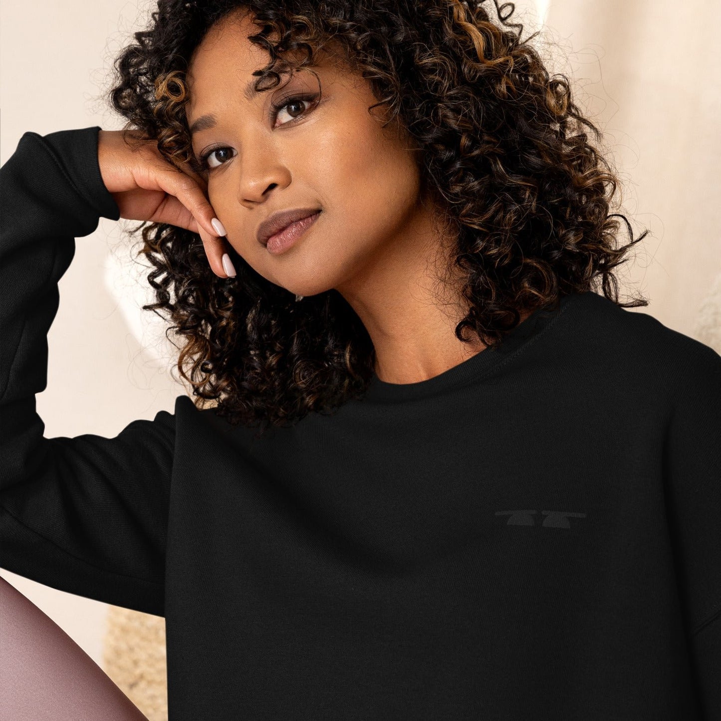Luxe Crop Sweatshirt
